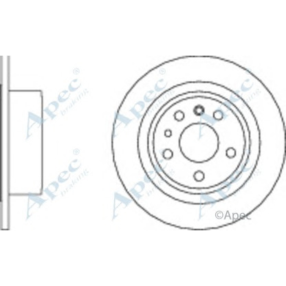 Zdjęcie Tarcza hamulcowa APEC braking DSK926