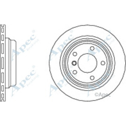 Foto Disco de freno APEC braking DSK932