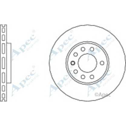 Zdjęcie Tarcza hamulcowa APEC braking DSK940