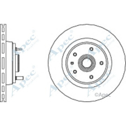 Foto Bremsscheibe APEC braking DSK956