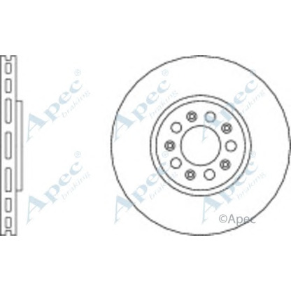 Foto Disco  freno APEC braking DSK957