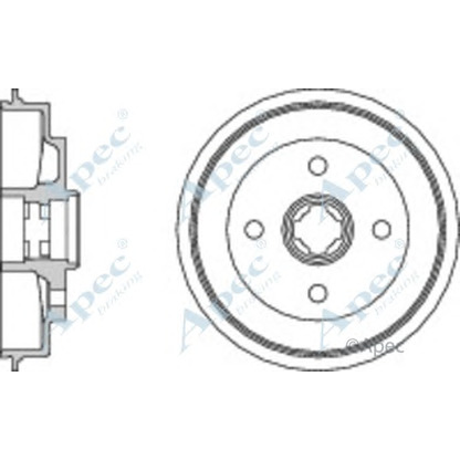 Photo Tambour de frein APEC braking DRM9146