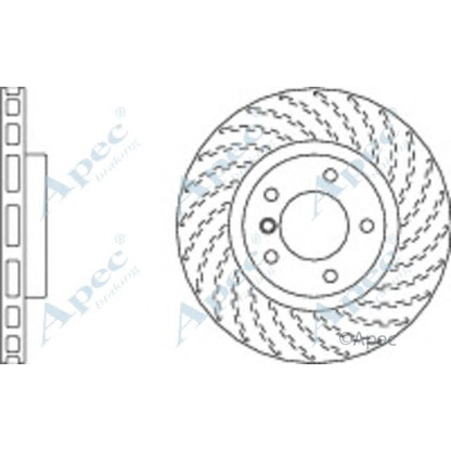 Photo Disque de frein APEC braking DSK2004