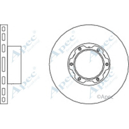 Photo Disque de frein APEC braking DSK2032