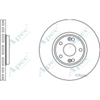 Photo Disque de frein APEC braking DSK2102