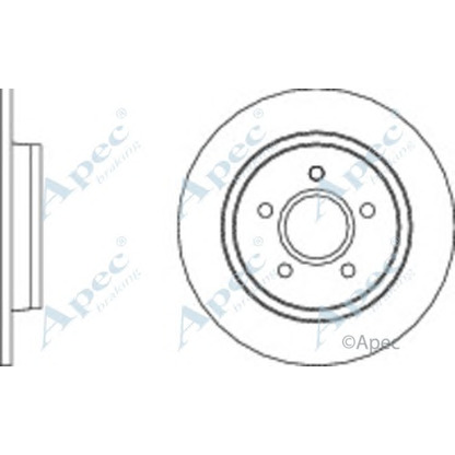 Photo Brake Disc APEC braking DSK2201