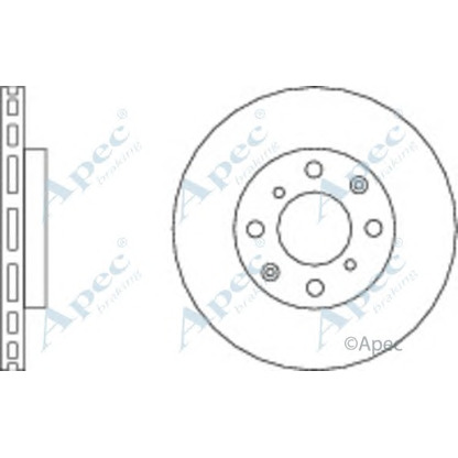 Photo Disque de frein APEC braking DSK2281