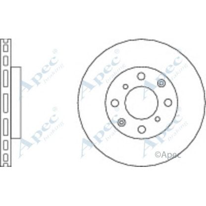 Foto Disco de freno APEC braking DSK2281