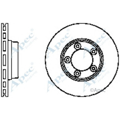 Foto Bremsscheibe APEC braking DSK2340