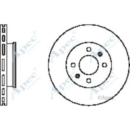 Foto Disco de freno APEC braking DSK2412