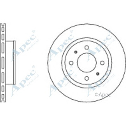 Photo Disque de frein APEC braking DSK2543