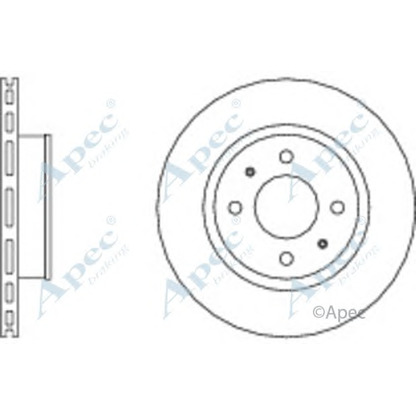 Foto Disco de freno APEC braking DSK2543