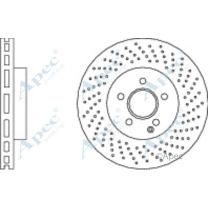 Foto Disco de freno APEC braking DSK2616