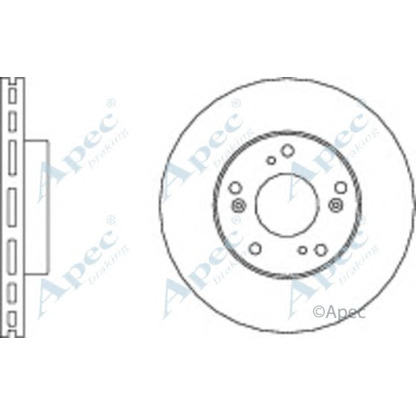 Photo Disque de frein APEC braking DSK2618