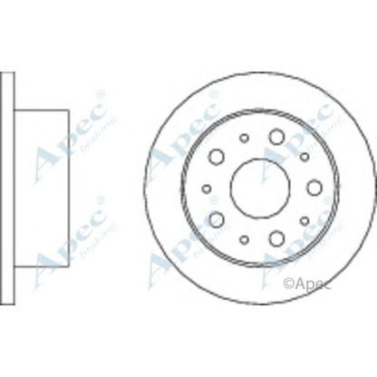 Photo Brake Disc APEC braking DSK2625