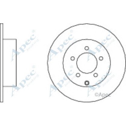 Foto Bremsscheibe APEC braking DSK2639