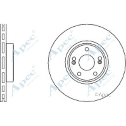 Foto Disco de freno APEC braking DSK2653