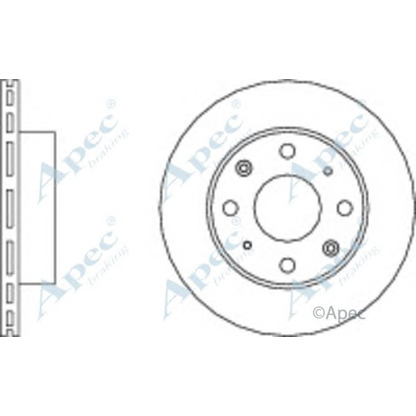 Photo Disque de frein APEC braking DSK271