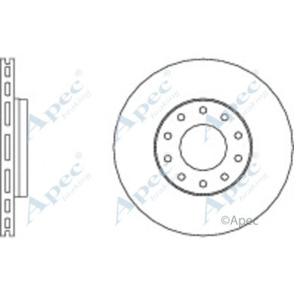 Photo Disque de frein APEC braking DSK2803