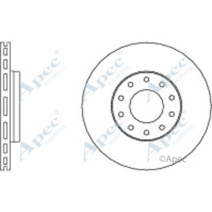 Фото Тормозной диск APEC braking DSK2803