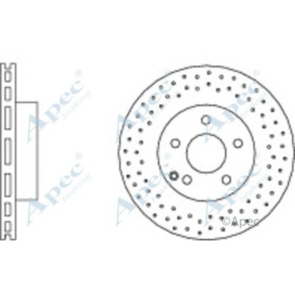 Photo Disque de frein APEC braking DSK2808