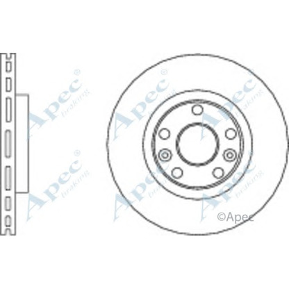 Photo Disque de frein APEC braking DSK2823