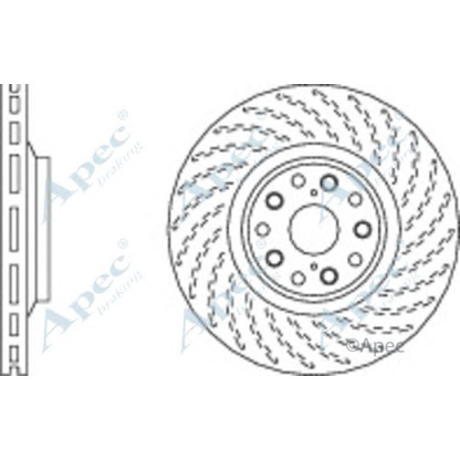 Photo Disque de frein APEC braking DSK2828