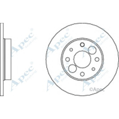 Photo Disque de frein APEC braking DSK286