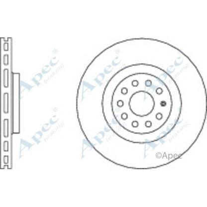 Photo Disque de frein APEC braking DSK2867