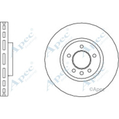 Zdjęcie Tarcza hamulcowa APEC braking DSK2883