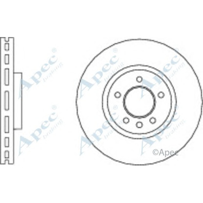 Photo Disque de frein APEC braking DSK2884