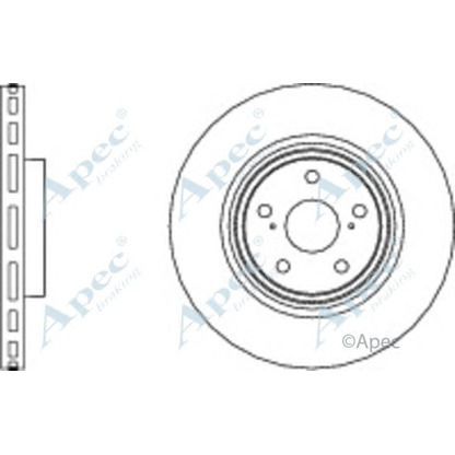Photo Disque de frein APEC braking DSK2887