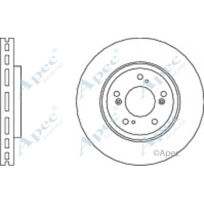 Photo Disque de frein APEC braking DSK2889