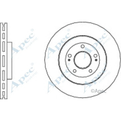 Photo Disque de frein APEC braking DSK2922