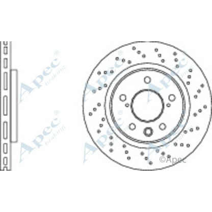 Zdjęcie Tarcza hamulcowa APEC braking DSK2962