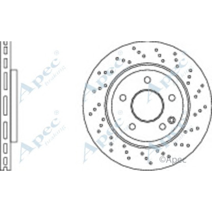 Фото Тормозной диск APEC braking DSK2963