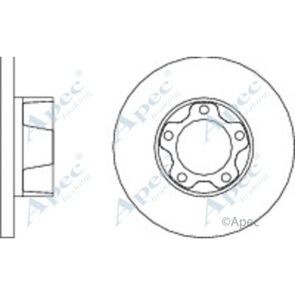 Foto Bremsscheibe APEC braking DSK511