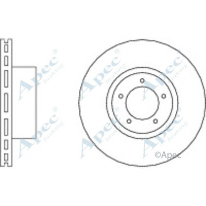 Foto Bremsscheibe APEC braking DSK595