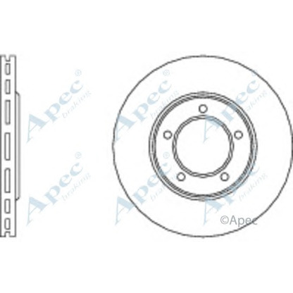 Фото Тормозной диск APEC braking DSK599