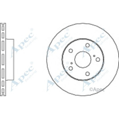 Foto Bremsscheibe APEC braking DSK686