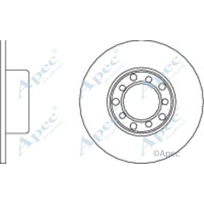 Photo Disque de frein APEC braking DSK715