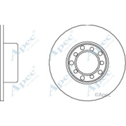 Foto Bremsscheibe APEC braking DSK715