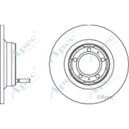 Foto Disco  freno APEC braking DSK758