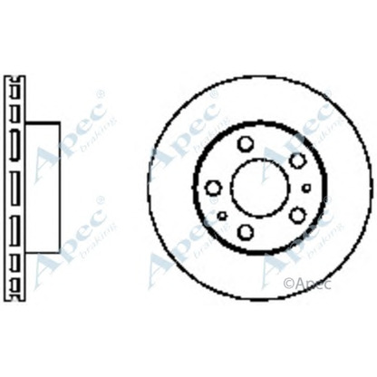 Photo Disque de frein APEC braking DSK759
