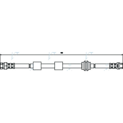 Фото Тормозной шланг APEC braking HOS3010