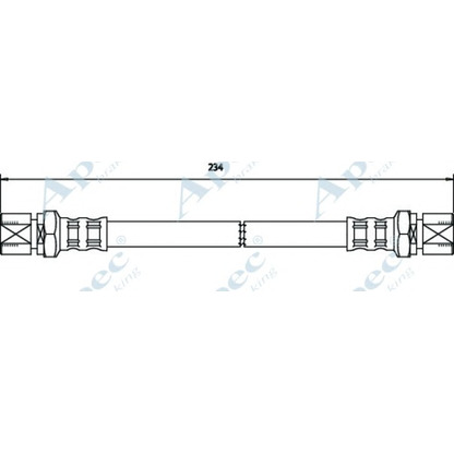 Photo Brake Hose APEC braking HOS3012