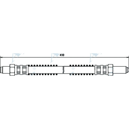 Zdjęcie Przewód hamulcowy elastyczny APEC braking HOS3056