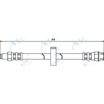 Фото Тормозной шланг APEC braking HOS3060