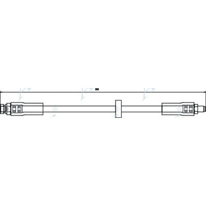 Zdjęcie Przewód hamulcowy elastyczny APEC braking HOS3063