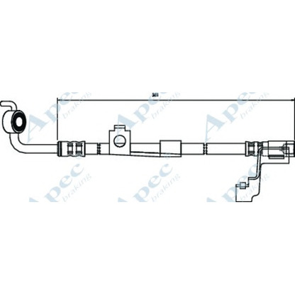 Foto Bremsschlauch APEC braking HOS3090